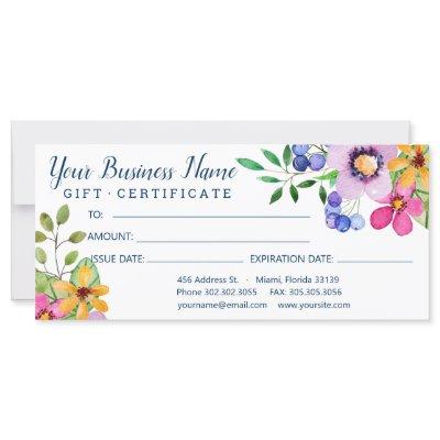 Happy Primary Colors Watercolor Floral Salon