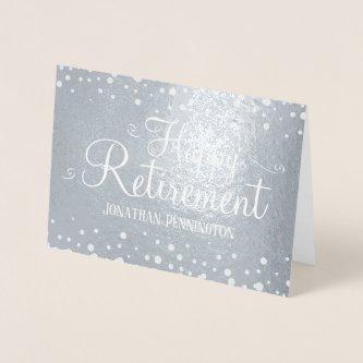 Happy Retirement Custom Foil Card