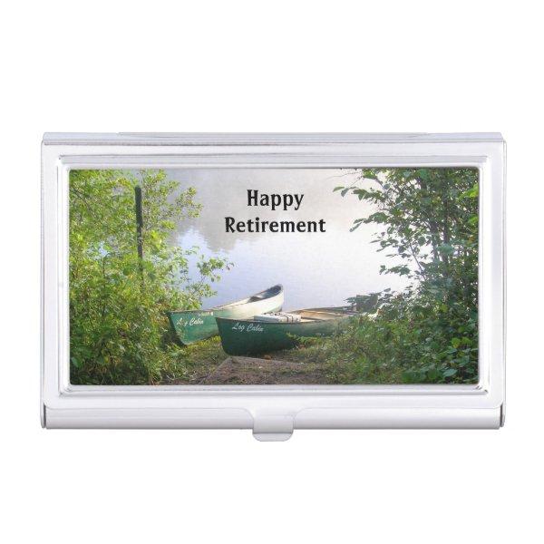 Happy Retirement Next Adventure Canoes on a River  Case