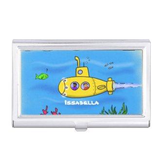 Happy submarine cartoon  case