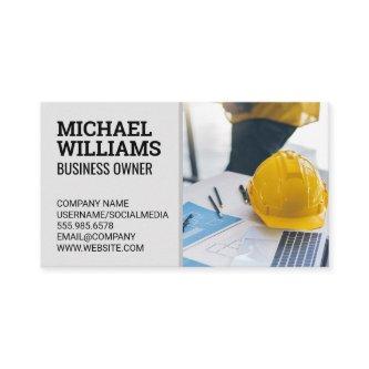 Hard Hat Blue Prints | Architect Engineer