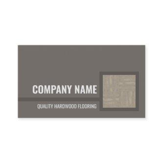 Hardwood Flooring Service Wooden Tile Card