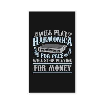 Harmonica Player Blues Music French Harp Lover
