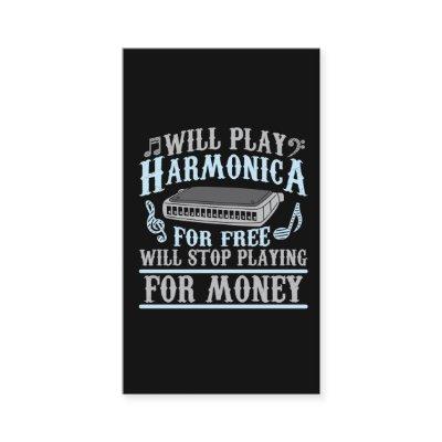 Harmonica Player Blues Music French Harp Lover