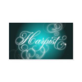 Harpist  Elegant Flourish Glow