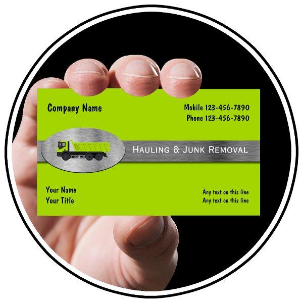 Hauling Junk Removal Bold Modern