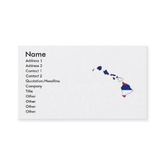 Hawaii Flag Map