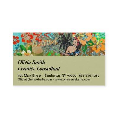 Hawaii Flower Hula Vintage Floral Graphic
