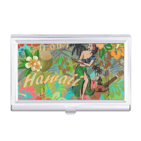 Hawaii Flower Hula Vintage Floral Graphic  Case