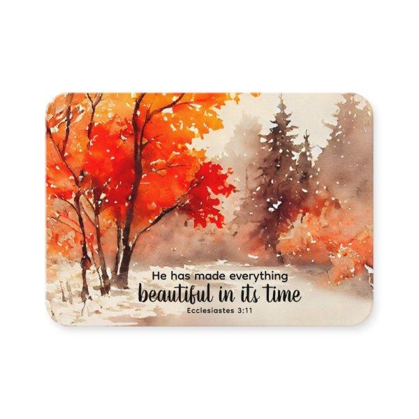 He has made everything beautiful Bible Fall Trees