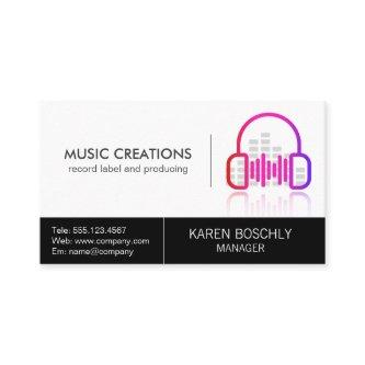Headphones Audio Logo Digital icon