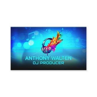 Headphones Colorful | Sound Notes Background