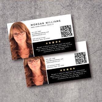 Headshot QR Code Review Real Estate Agent