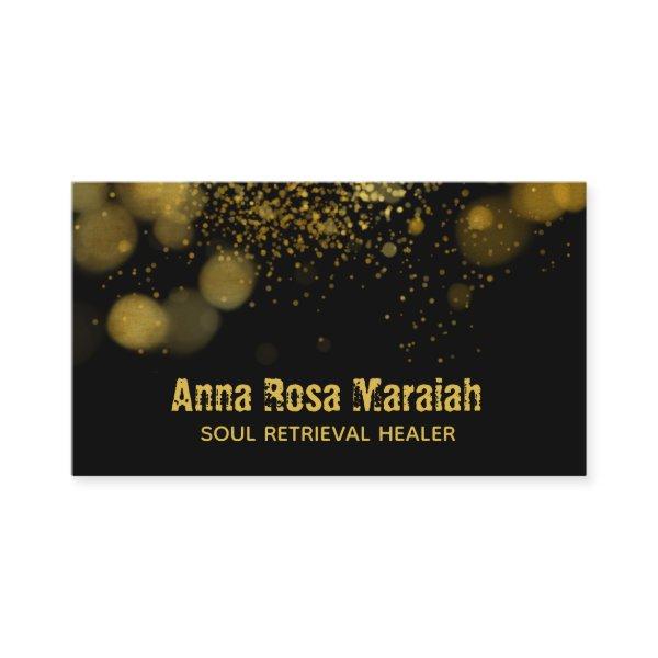 *~* Healer Therapist Gold Glitter Bokeh Mystical
