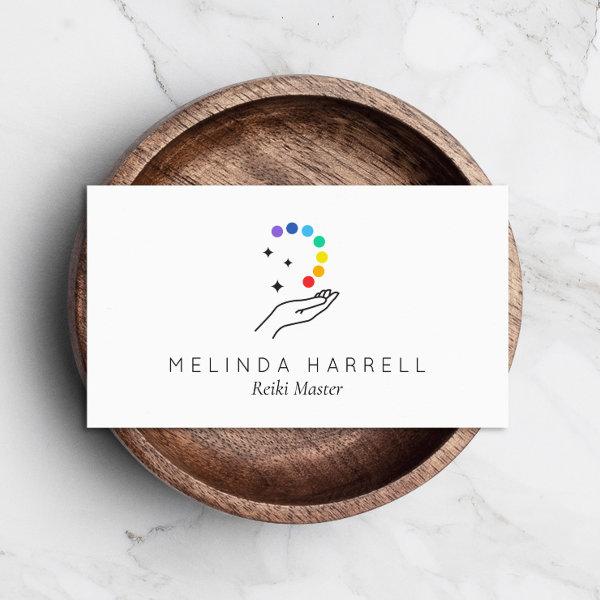 Healing Hand Logo Reiki, Healer, Wellness