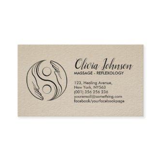Healing Hands Yin Yang symbol Appointment Business