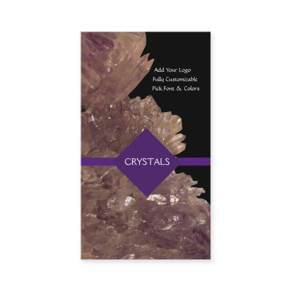Healing Minerals Amethyst & Quartz Crystals