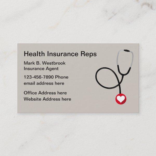 Health Insurance Rep Modern