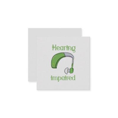 Hearing impaired square