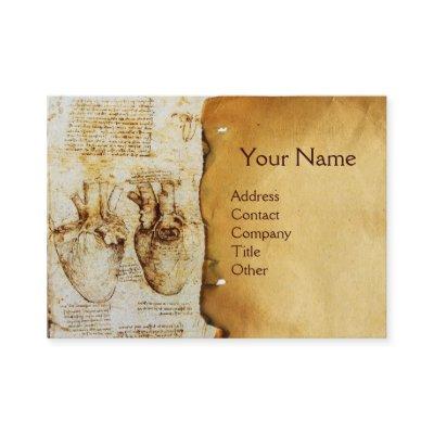 Heart And Its Blood Vessels Parchment Monogram