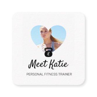 Heart Photo Frame Personal Trainer kettlebell Square