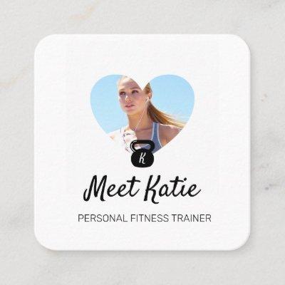 Heart Photo Frame Personal Trainer kettlebell Square