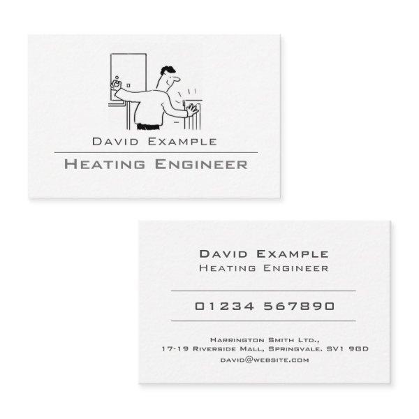 Heating Engineer Illustration Plumbing and Heating