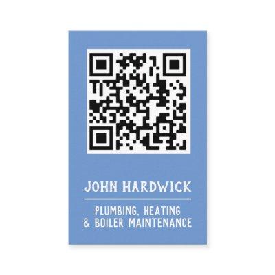 Heating, Plumbing, & Boiler Maintenance QR Code Bu