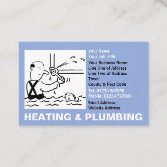 Heating & Plumbing Cartoon