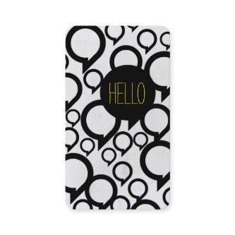 Hello / Bubble chat