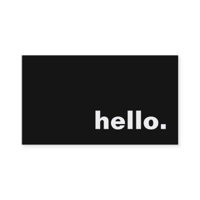 hello.