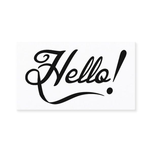 Hello