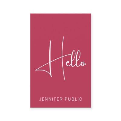 Hello  Modern Vertical Professional