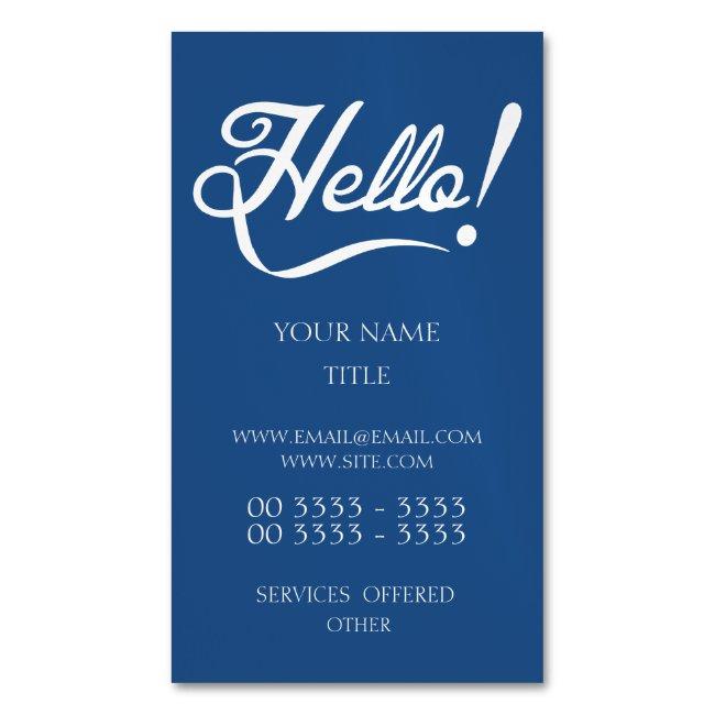 Hello Classic Blue Magnetic
