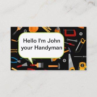Hello Clever Handyman Two Side Design