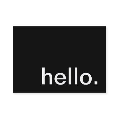 hello. how are we doing?