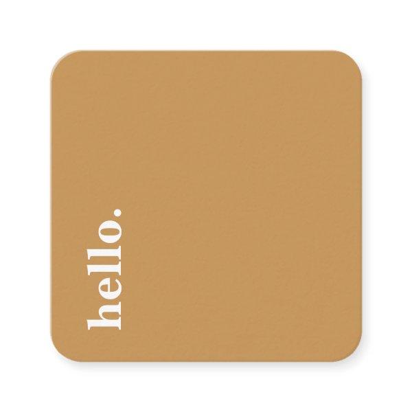 Hello, Minimal, Simple, Color Block