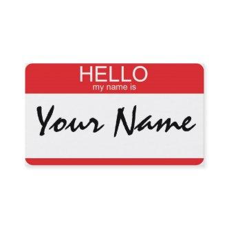 Hello my name is