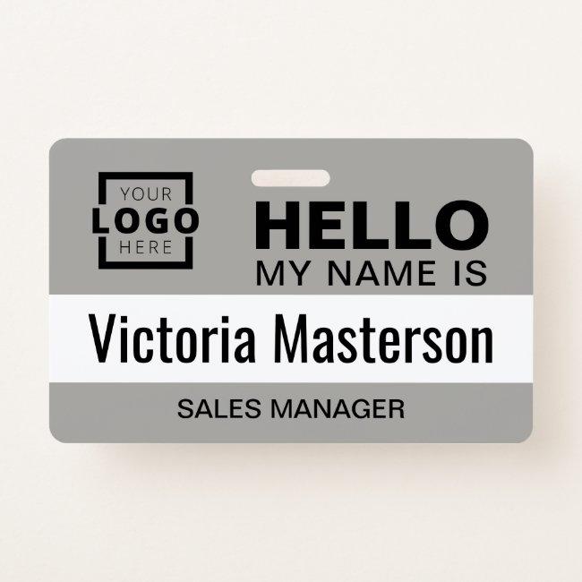 Hello My Name Is - Custom Business Employee Name Badge