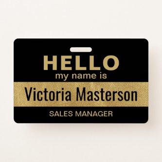 Hello My Name Is - Custom Business Employee Name Badge