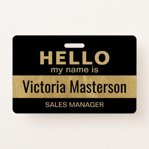 Hello My Name Is - Custom Business Employee Name Badge