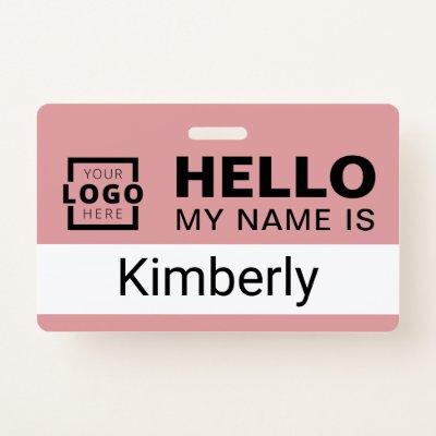 Hello My Name Is - Custom Business Employee Name Badge