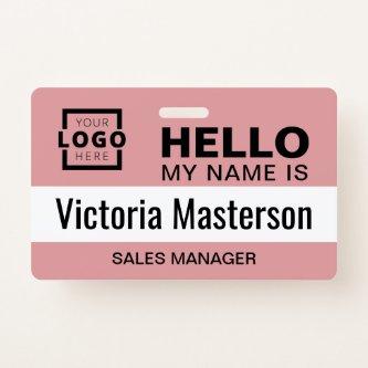 Hello My Name Is - Custom Business Employee Name Badge