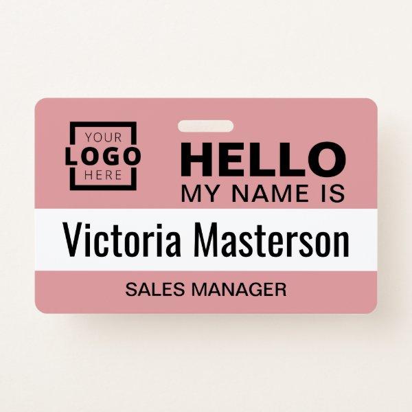 Hello My Name Is - Custom Business Employee Name Badge