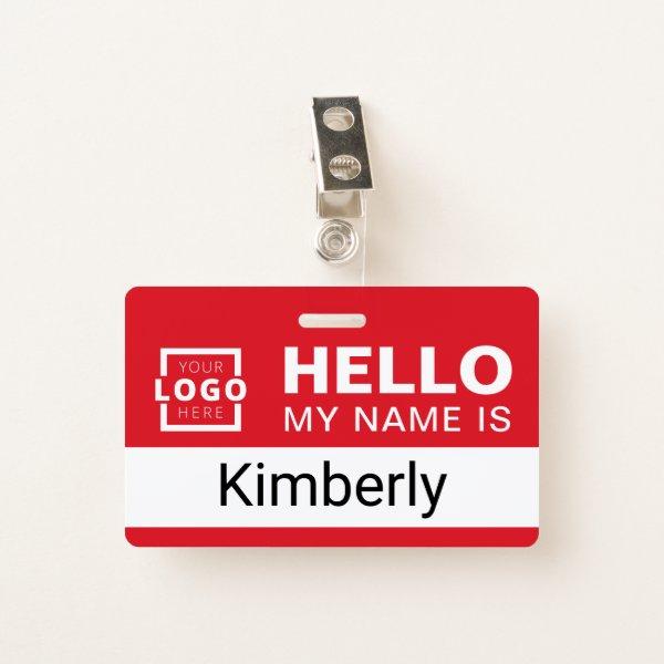 Hello My Name Is - Custom Business Employee Name Badge
