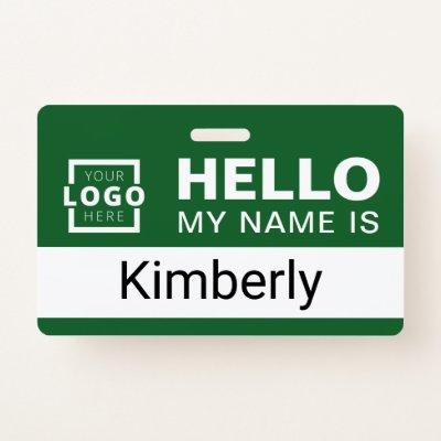 Hello My Name Is - Custom Business Employee Name Badge