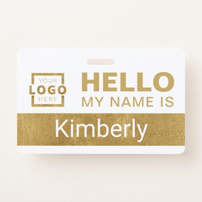Hello My Name Is - Custom Business Employee Name Badge