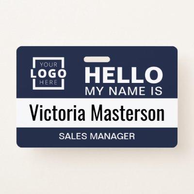 Hello My Name Is - Custom Business Employee Name Badge