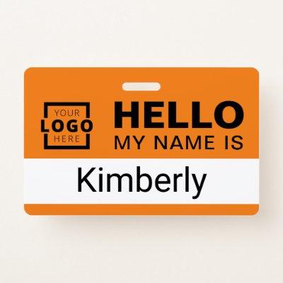 Hello My Name Is - Custom Business Employee Name Badge