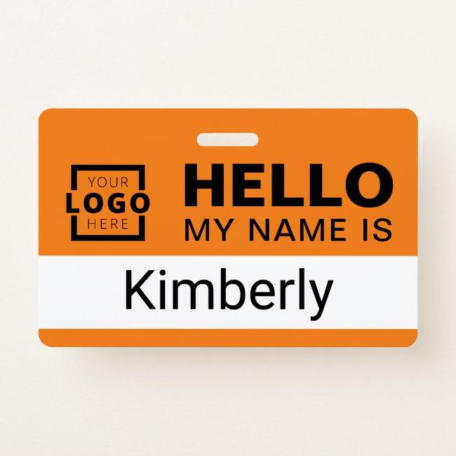 Hello My Name Is - Custom Business Employee Name Badge
